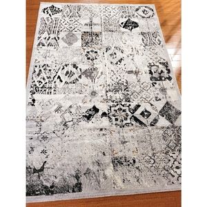 Egyptian hand knotted silk rug